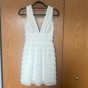 Aidan White Mini Dress (Purchased at Nordstroms) Size 0.